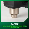 Right Angle Drills | Metabo HPT D36DYAM 36V MultiVolt Brushless High Power Lithium-Ion 1/2 in. Cordless Right Angle Drill Kit (4 Ah/8 Ah) image number 8