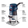 Clearance Center | Bosch PR20EVS 120V 5.6 Amp 1 HP Colt Electronic Variable-Speed Palm Router image number 3