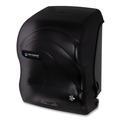 Paper Towel Holders | San Jamar T7490TBK 12.38 in. x 9.5 in. x 14.63 in. Simplicity Mechanical Roll Dispenser - Black Pearl image number 1