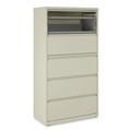 Office Jansan | Alera 25496 36 in. x 18.63 in. x 67.63 in. 5-Drawer Legal/Letter/A4/A5-Size Lateral File - Putty image number 2