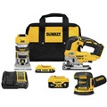 Combo Kits | Factory Reconditioned Dewalt DCK307D1P1R 20V MAX XR Lithium-Ion Brushless Cordless 3-Tool Combo Kit (2 Ah/5 Ah) image number 0