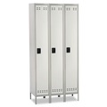  | Safco 5525GR 36 in. x 18 in. x 78 in. Single-Tier 3-Column Locker - Two-Tone Gray image number 0