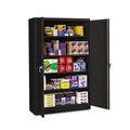 Office Filing Cabinets & Shelves | Tennsco J1824SU-BLK 48 in. x 18 in. x 78 in. Assembled Jumbo Steel Storage Cabinet - Black image number 0