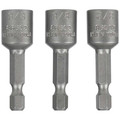 Klein Tools 86602 3-Piece/Pack 3/8 in. Magnetic Hex Drivers image number 1