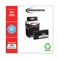 Save an extra 10% Off Reconditioned Products | Factory Reconditioned Innovera IVR952C 700 Page-Yield Remanufactured Ink Replacement for 952 (L0S49AN) - Cyan image number 2