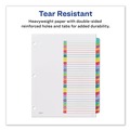 Office Jansan | Avery 11846 Ready Index 11 in. x 8.5 in. 1-Tab 1 to 31 Customizable TOC Dividers - White/Multicolor Tabs (1-Set) image number 4
