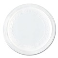 Food Trays, Containers, and Lids | Dart NL8RT-7000 Conex Deli Container Lids - Clear (500/Carton) image number 2