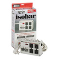 Office Jansan | Tripp Lite ISOBAR4ULTRA 6 ft. Cord Isobar 3,330 J Surge Protector with Diagnostic LEDs, 4 AC Outlets - Light Gray image number 2