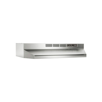 Broan-Nutone 414204 42 in. Ductless Under-Cabinet Range Hood with Light (Stainless Steel)