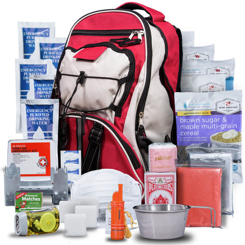 Wise Company 5 Day Survival Backpack Red