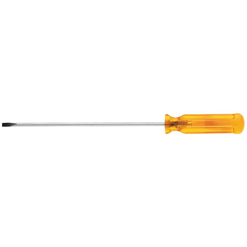 Klein Tools A216-10 1/8 in. Cabinet Tip 10 in. Round Shank Screwdriver image number 0