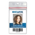 Label & Badge Holders | SICURIX BAU47840 Sealable Cardholder, Vertical, 2.62 X 3.75, Clear, 50/pack image number 4