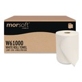 Cleaning & Janitorial Supplies | Morcon Paper W61000 Morsoft 8 in. x 1000 ft. 1-Ply Universal Roll Towels - White (6/Carton) image number 0