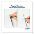Office Jansan | Avery 74763 Ultra Tabs 1 in. x 1.5 in. 1/5-Cut Repositionable Mini Tabs - Assorted (80/Pack) image number 7