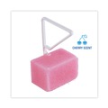 Odor Control | Boardwalk BWKB04BX 4 oz. Cherry Scent Toilet Bowl Para Deodorizer Block - Pink (12/Box) image number 5
