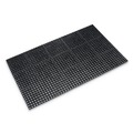 Cleaning & Janitorial Supplies | Crown WS TF35BK 36 in. x 60 in. Safewalk Heavy-Duty Anti-Fatigue Drainage Mat - Black image number 1