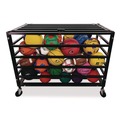 Office Filing Cabinets & Shelves | Champion Sports MBLX 24 in. x 47 in. x 37 in. 220 lbs. Capacity All Pro Lockable Metal Ball Locker - Black image number 3