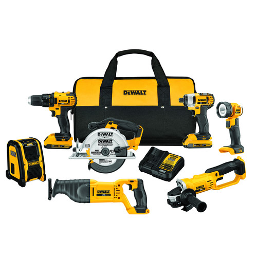 Combo Kits | Dewalt DCK720D2 20V MAX Compact 7-Tool Combo Kit image number 0