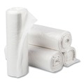 Trash Bags | Inteplast Group EC242406N 10 gal. 24 in. x 24 in. 6 microns High-Density Commercial Can Liners - Natural (1000/Carton) image number 0