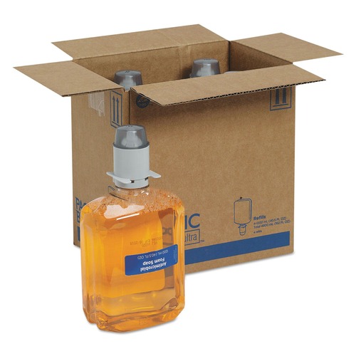 Hand Soaps | Georgia Pacific Professional 43819 Pacific Blue Ultra 1200 ml Pacific Citrus Antimicrobial Foam Soap (4/Carton) image number 0