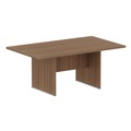  | Alera ALEVA717242WA 70.88 in. x 41.38 in. x 29.5 in. Valencia Series Rectangular Conference Table - Modern Walnut image number 0
