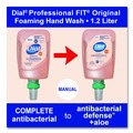 Soap Dispensers | Dial Professional 17000 16682 1.2 L Antibacterial Defense Foaming Hand Wash Refill for FIT X1 Manual Dispenser - Original Scent (3/Carton) image number 7