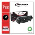 Ink & Toner | Innovera IVR104 Remanufactured Black Toner Replacement for 0263B001AA #104 2000 Page-Yield image number 1
