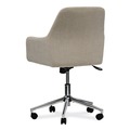Office Chairs | Alera ALEWS4251 18.9 in. to 22.24 in. Seat Height Mid-Century Task Chair Supports Up to 275 lb - Cream Seat/Cream Back image number 2