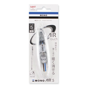 Tombow MONO Air 0.19 in. x 236 in. Refillable Pen-Type Correction Tape - Clear Applicator