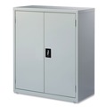 Office Filing Cabinets & Shelves | Alera 25765 36 in. x 18 in. x 42 in. 3 Shelves Economy Assembled Storage Cabinets - Light Gray image number 7