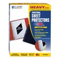 C-Line 00010 Traditional Polypropylene Sheet Protectors, Heavyweight, 11 X 8.5, 50/box image number 0