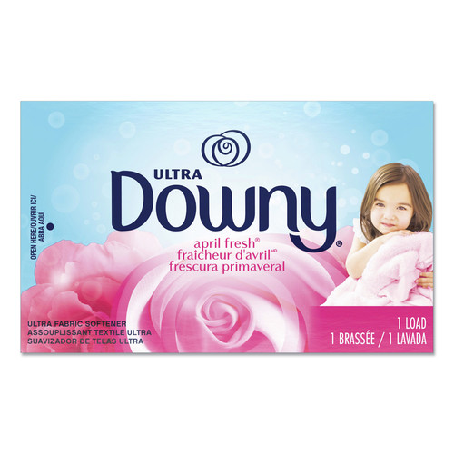  | Downy 10037000025006 April Fresh Scent Single-Use Liquid Fabric Conditioner Packets (156/Carton) image number 0