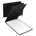 Office Jansan | Oxford 13206 3 in. Capacity 2-Prong Fastener Pressboard Report Cover with Reinforced Side Hinge - X-Large, Black image number 0