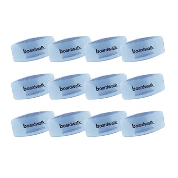 Boardwalk EBCP012I072M06AAS8000 Toilet Bowl Clip - Cotton Blossom Scent, Blue (12/Box)