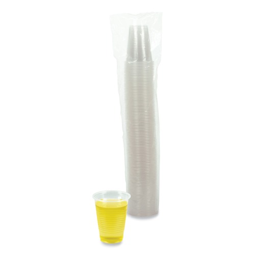  | Boardwalk BWKTRANSCUP7PK 7 oz. Polypropylene Cold Cups - Translucent (100-Piece/Pack) image number 0