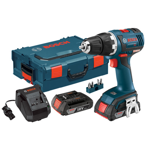 Drill Drivers | Factory Reconditioned Bosch DDS182-02L-RT 18V Lithium-Ion Brushless Compact Tough 1/2 in. Cordless Drill Driver Kit with L-BOXX 2 Case (2 Ah) image number 0