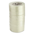 Customer Appreciation Sale - Save up to $60 off | Universal UNV78001 24 mm x 54.8 m 3 in. Core 190# Medium Grade Filament Tape - Clear (1-Roll) image number 3