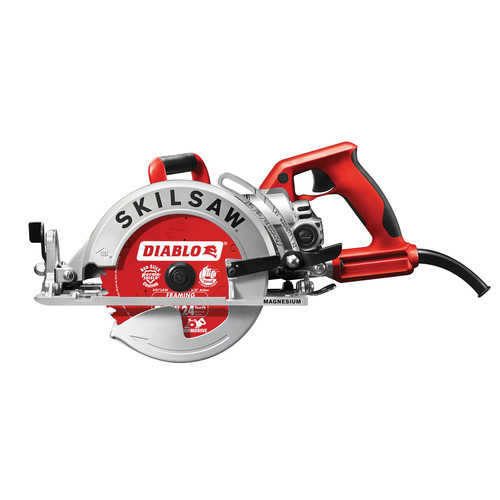 Circular Saws | SKILSAW SPT77WML-72 7-1/4 in. Lightweight Magnesium Worm Drive Circular Saw with Twist Lock Plug and Diablo Carbide Blade image number 0