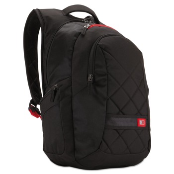 Case Logic 9.5 in. x 14 in. x 16.75 in. Polyester Laptop Backpack for 16 in. Laptops - Black