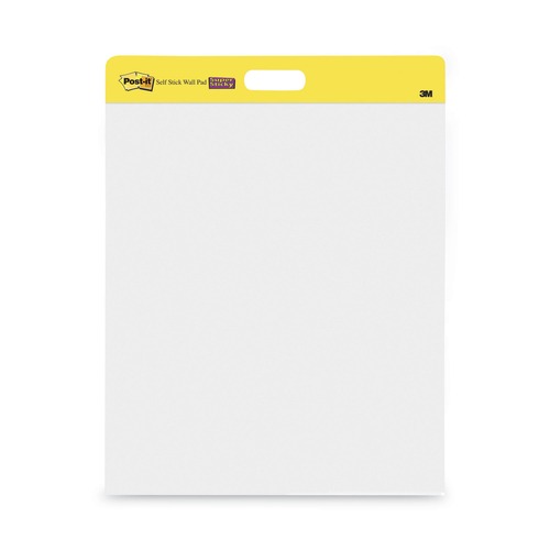 Office Jansan | Post-it Easel Pads Super Sticky 566 20 in. x 23 in. Unruled Self-Stick Wall Pad - White (4/Carton) image number 0