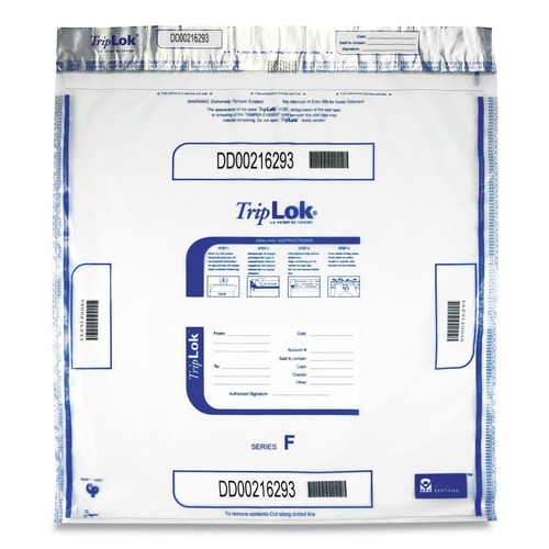 Office & Office Supplies | TripLOK 585064 20 in. x 20 in. Plastic Deposit Bag - Clear (250/Carton) image number 0