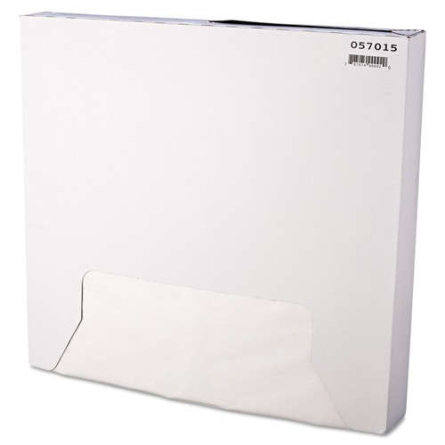 Labor Day Sale! Save $30 off $199! | Bagcraft P057015 15 x 16 Grease-Resistant Paper Wraps and Liners - White (3000/Carton) image number 0