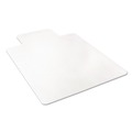Deflecto CM11232 Economat Occasional Use Chair Mat For Low Pile, 45 X 53 W/lip, Clear image number 1
