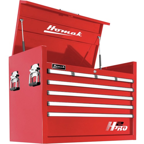 Tool Chests | Homak RD02036081 36 in. H2Pro Series 8 Drawer Top Chest (Red) image number 0