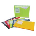 | C-Line 63060 Straight Tab Write-On Poly File Jackets - Letter, Assorted Colors (25/Box) image number 1