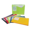 Office Jansan | C-Line 63060 Straight Tab Write-On Poly File Jackets - Letter, Assorted Colors (25/Box) image number 1
