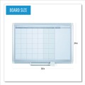 Office Jansan | MasterVision GA0397830 36 in. x 24 in. Silver Frame Monthly Planner image number 7