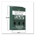 Trash & Waste Bins | Furloo FLO13RDG Wall-Mount Pet Waste Roll Bag Dispenser - Green image number 2