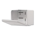 Paper & Dispensers | Georgia Pacific Professional 56701 11.63 in. x 6.63 in. x 8.13 in. Space Saver Steel Singlefold Towel Dispenser - White image number 2