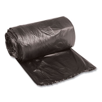 TRASH BAGS | Boardwalk H4832RKKR01 24 in. x 32 in. 16 gal. 0.35 mil. Low-Density Waste Can Liners - Black (500/Carton)